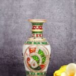 Marble Handcrafted Minakari Vase