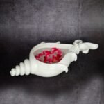 Marble Handcrafted Shell Shape Urli
