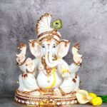 Marble Handcrafted Lord Ganesh Figurine