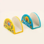 Blue Pottery Handcrafted Napkin Holder