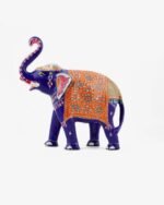 Metal Handicraft Elephant Trunk Up – 3 inch - Image 2