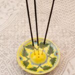 Blue Pottery Handcrafted Incense Stick Holder