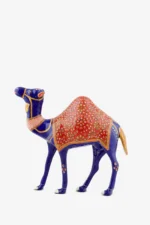Colorful Camel Figurine – Metal Handcraft – 4 inch - Image 2