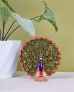 Metal Handcrafted Dancing Peacock – 4 inch