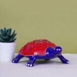 Metal Handcrafted Colourful Turtle – 4 inch